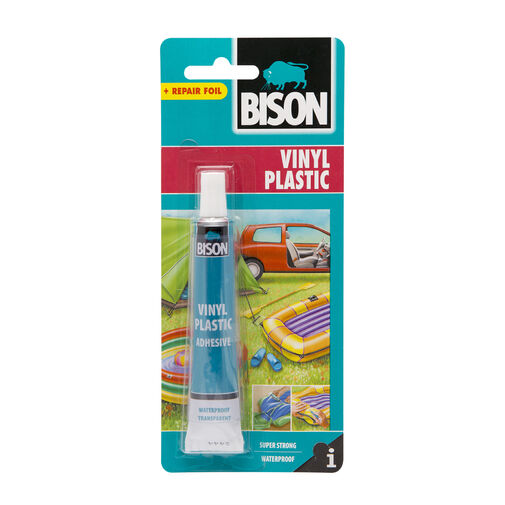 B05320 • BISON műanyag ragasztó + javító fólia