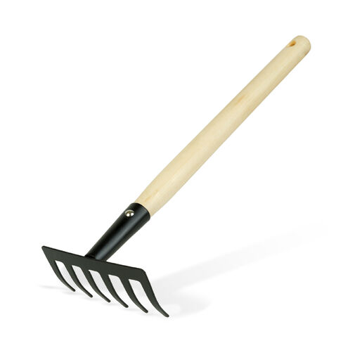 11295E • Kerti szerszám - gereblye - 50 cm - fa nyéllel