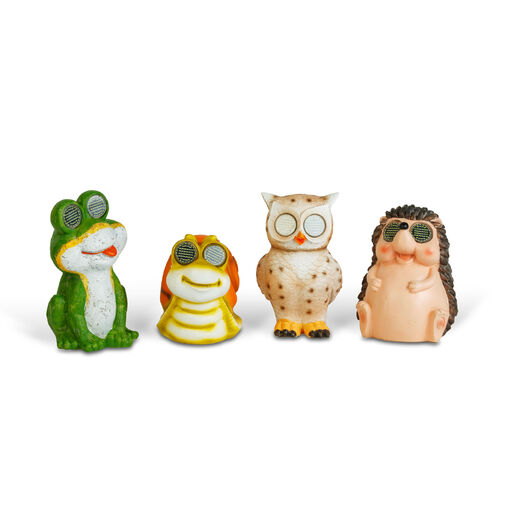 11420B • Szolár állatfigurák - 4 féle - mozgó szemekkel - 104 x SMD LED - 20 cm