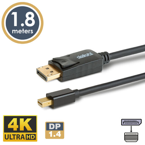 20336B • DisplayPort - Mini Displayport kábel - 1.4 - 4K - 1,8 m