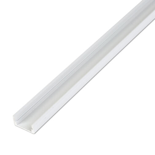 41010A2-WH • LED aluminium profil sín - 2000 x 17 x 8 mm - U profil - fehér