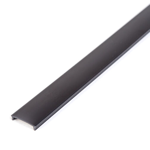 41011M2-BK • LED aluminium profil takaró búra - fekete - 2000 mm (41011A2-höz)