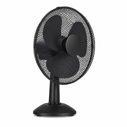 51104 • Asztali ventilátor - 23 cm - 22 W - 2 sebesség - oszcilláló - fekete - 220-240V AC