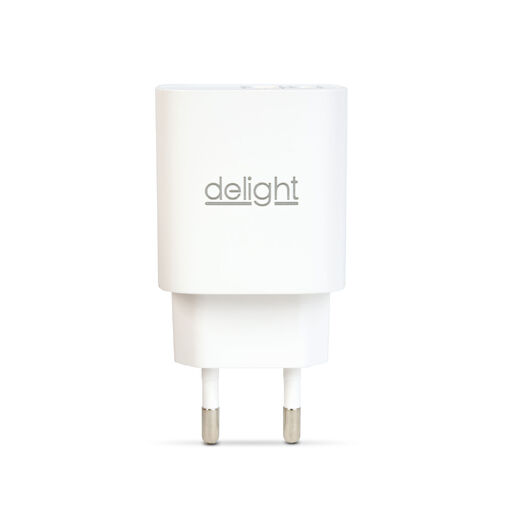 55041WH • Hálózati Adapter USB + Type-C PD20W gyorstöltéssel - fehér