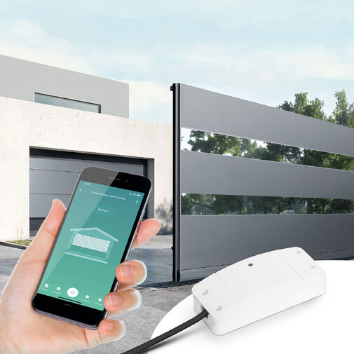 55379 • Smart Wi-Fi-s garázsnyitó szett - 230V - nyitásérzékelővel