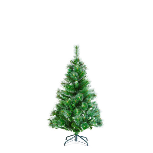 56482A • Műfenyő - 120 cm - ezüstfenyő dús ágakkal - PVC - havas