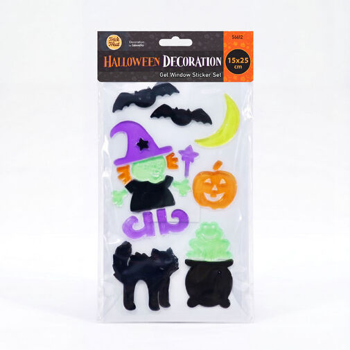 56612 • Halloween-i gél ablakmatrica szett - 15 x 25 cm - 3 féle