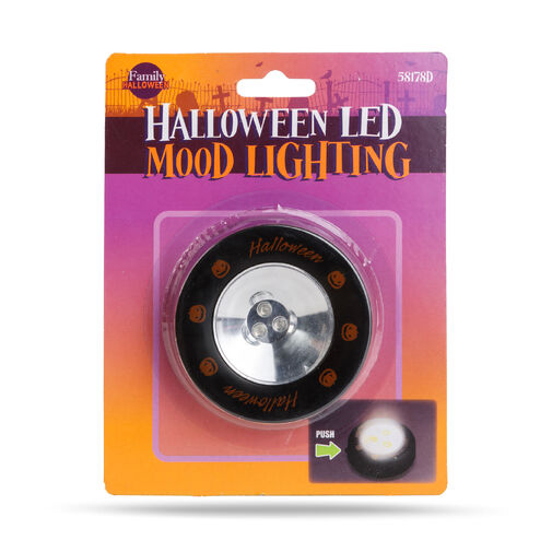 58178D • Halloween-i LED hangulatvilágítás - 3 LED - 3 x AAA - fekete, tök