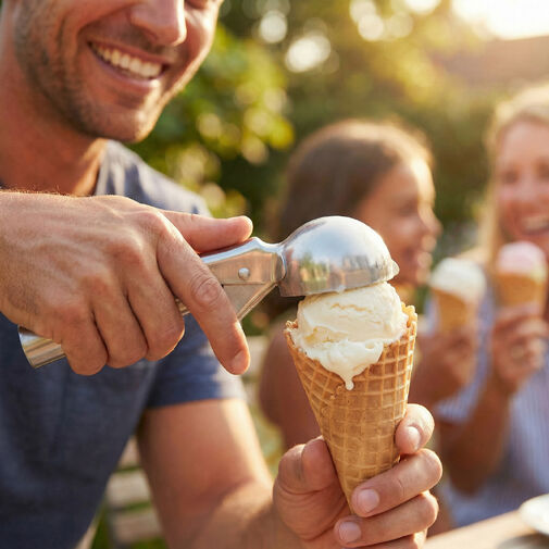 BS40878 • Baker's Secret fagylaltadagoló kanál - rozsdamentes acél - 19 cm