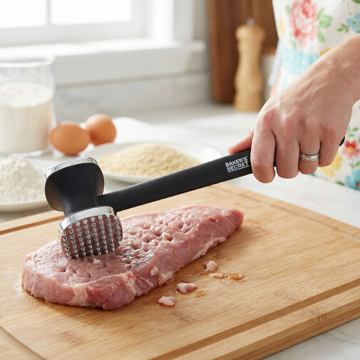 BS41297 • Baker's Secret húsklopfoló - műanyag, cink - 24,5 cm