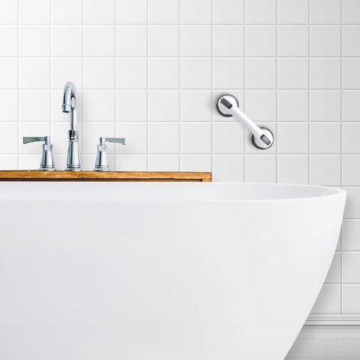 BW3036 • Fürdőszobai kapaszkodó - tapadókorongos - műanyag - fehér - 30 cm