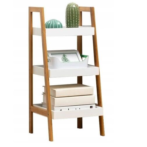 DA01190 • Könyvespolc 3 szintes - 35 x 30 x 75 cm - fehér